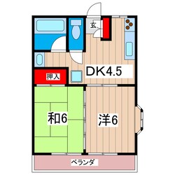 リベラルハイツの物件間取画像